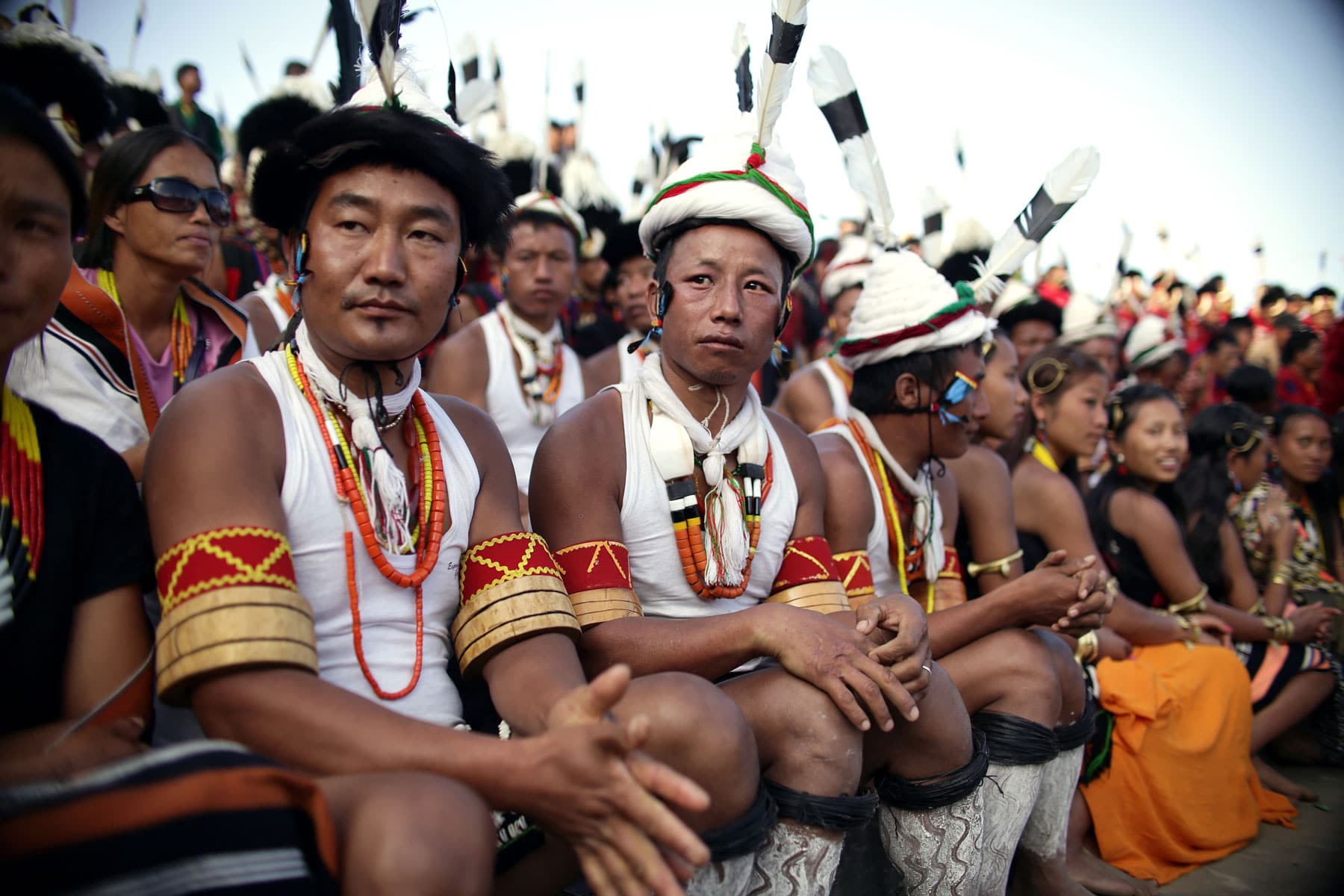 Tribes from India's North Eastern state of Nagaland. Photo courtesy of Souvid Datta.