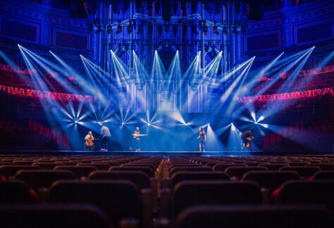 Photo by Natalja Safronova. Royal Albert Hall/Auditorium. Midori Jaeger, Soumik Datta, Rosabella Gregory, Meera Raja performing (LTR), filmed by Souvid Datta,Jerzy Gudjonsson (LTR). Silent Spaces -Reclaiming iconic cultural spaces, performance halls and empty museums that have been out of action during the COVID-19 pandemic, and breaking their silences with new music, dance and hope, Silent Spaces' is a powerful new project, a 6 part series of videos and brand new music album led by musician Soumik Datta and a diverse community of musicians, dancers and artists

A creative lockdown response driven by a pervading sense of Covid-induced personal and professional loneliness, Silent Spaces was envisioned by musician, composer and TV presenter Soumik Datta (Rhythms of India – BBC Four), and directed by award-winning filmmaker Souvid Datta. It sees the brothers join a diverse team of British Asian, black and ethnic minority musicians and dancers as they venture into iconic venues like British Museum and The Royal Albert Hall in London, as well as Depot Mayfield in Manchester and The Sage in Gateshead.  Produced by charity Soumik Datta Arts (SDA), the resulting six films explore resonant themes in keeping with the choice of venue - confronting issues around mental health, activism, the environment, colonisation and identity. Ultimately - by reconnecting and facing these pertinent and often uncomfortable issues through creativity - the performers were rewarded with a sense of hope for the future of the arts industry and its role in shaping cultural conversations for the better.